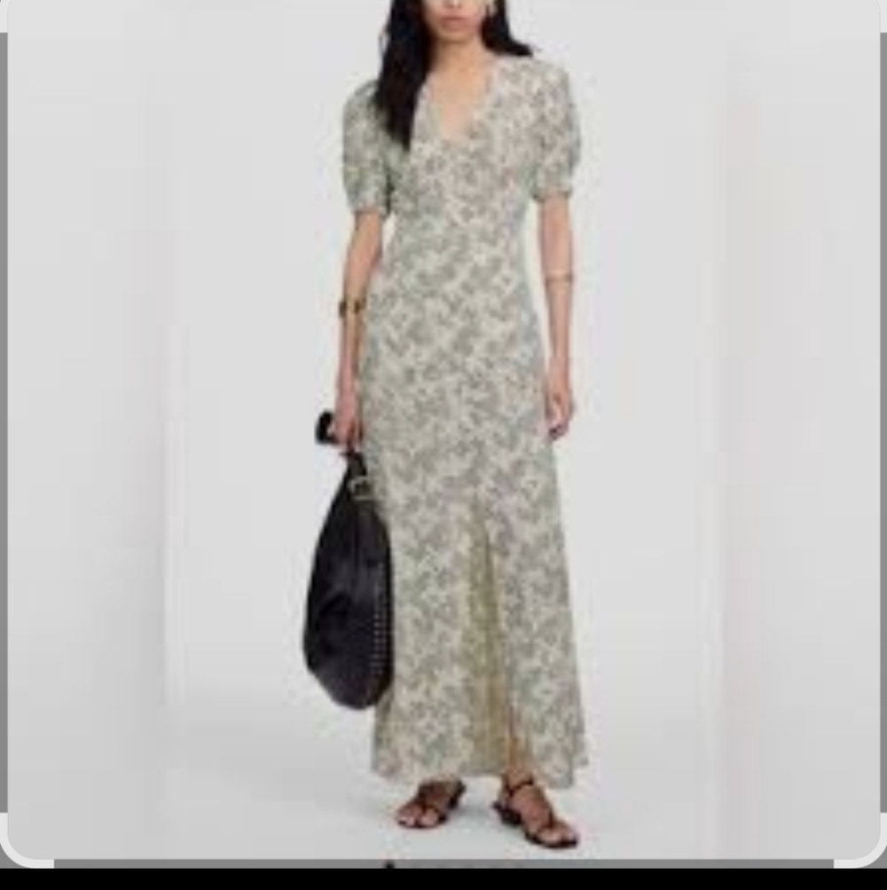 Madewell Floral Print Maxi Dress